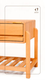 پاتختی و میزعسلی مدل برنو1 - Image 3