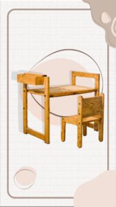 میز و صندلی کودک مدل تینا